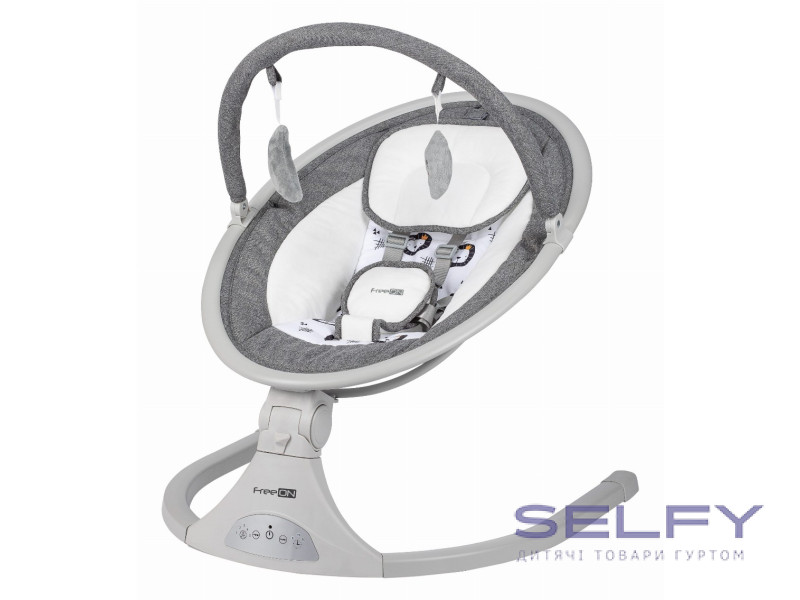Качалка детская FreeON Elite, серая, Фото 1