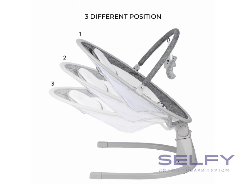 Качалка детская FreeON Elite, серая, Фото 5