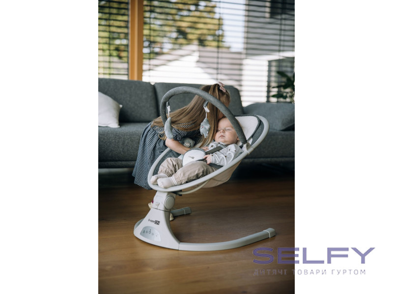 Гойдалка дитяча FreeON Elite, grey, Фото 8