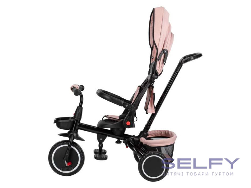 Триколісний дитячий велосипед Free2Move ELIPSO black pink, Фото 4