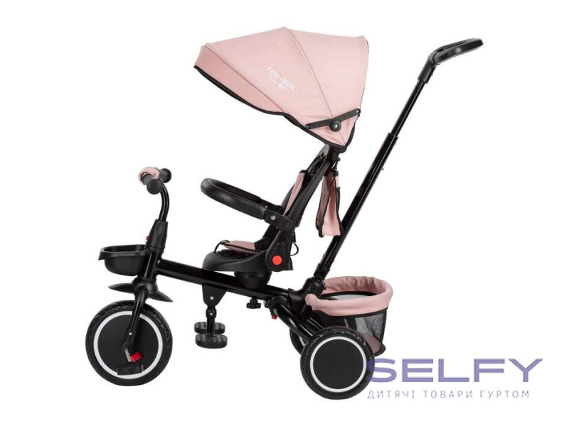 Триколісний дитячий велосипед Free2Move ELIPSO black pink, Фото 4