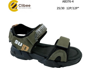 Босоніжки дитячі Clibee AB376-4 green-yellow 25-30