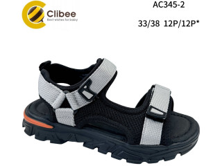 Босоніжки дитячі Clibee AC345-2 grey 33-38