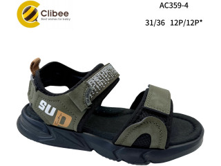 Босоніжки дитячі Clibee AC359-4 a.green-yellow 31-36