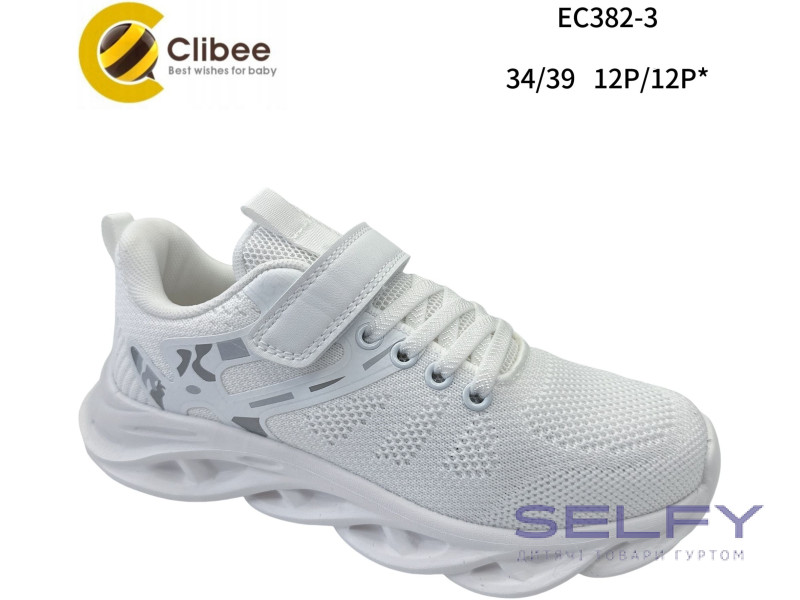Кроссовки Clibee EC382-3 white 34-39, Фото 1