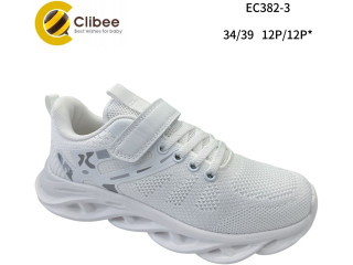Кроссовки Clibee EC382-3 white-grey 34-39