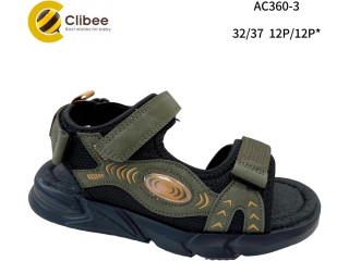 Босоніжки дитячі Clibee AC360-3 a.green-yellow 32-37