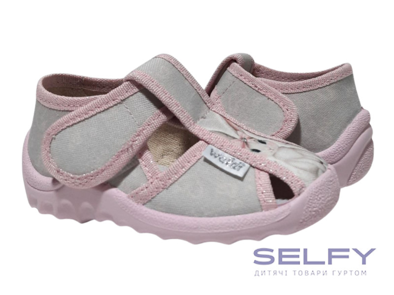 Маша 21-27 пудра, білий зайчик, Фото 1