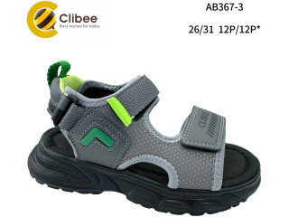 Босоніжки дитячі Clibee AB367-3 grey-green 26-31
