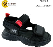 Босоніжки дитячі Clibee AB370-3 black 26-31