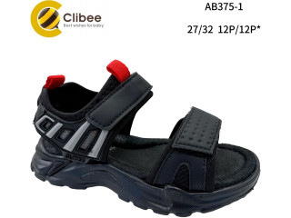 Босоніжки дитячі Clibee AB375-1 black-red 27-32