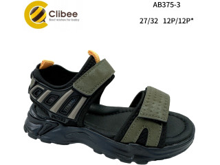 Босоніжки дитячі Clibee AB375-3 green-yellow 27-32