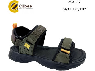 Босоніжки дитячі Clibee AC371-2 green-yellow 34-39
