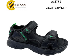 Босоніжки дитячі Clibee AC377-3 black-green 31-36