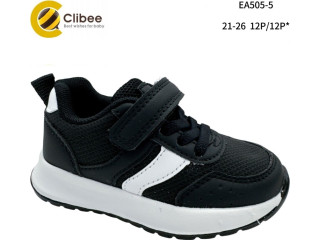 Кросівки дитячі Clibee EA505-5 black-white 21-26