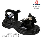 Босоніжки дитячі Apawwa B1685P black 25-30