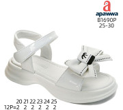 Босоніжки дитячі Apawwa B1690P white 25-30