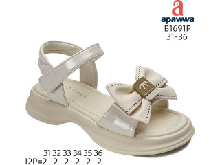 Босоніжки дитячі Apawwa B1691P beige 31-36