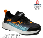 Кросівки дитячі Apawwa G1855P black-orange 26-31