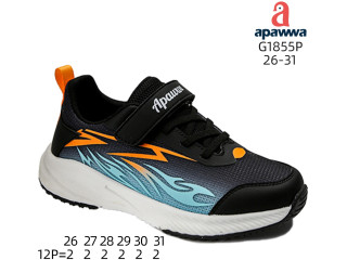 Кросівки дитячі Apawwa G1855P black-orange 26-31