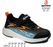Кросівки дитячі Apawwa G1856P black-orange 32-37