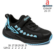Кросівки дитячі Apawwa G1860P black-blue 26-31
