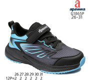 Кросівки дитячі Apawwa G1865P black-blue 26-31