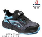 Кросівки дитячі Apawwa G1866P black-blue 32-37