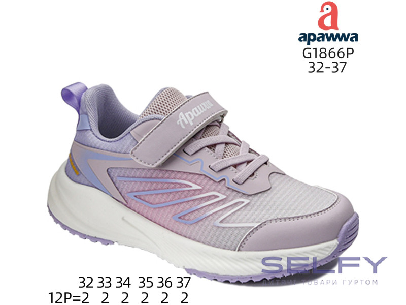 Кросівки дитячі Apawwa G1866P purple 32-37, Фото 1