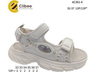 Босоніжки дитячі Clibee AC361-4 beige-khaki 32-37