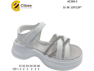 Босоніжки дитячі Clibee AC369-3 white 31-36