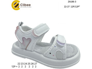 Босоніжки дитячі Clibee ZA186-3 white-purple 22-27