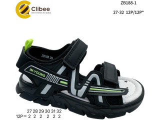 Босоніжки дитячі Clibee ZB188-1 black 27-32