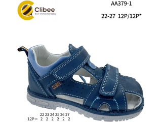 Босоніжки дитячі Clibee AA379-1 d.blue-l.blue 22-27