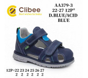 Босоніжки дитячі Clibee AA379-3 d.blue-a.blue 22-27