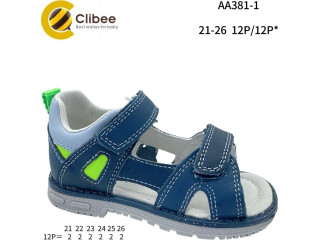 Босоніжки дитячі Clibee AA381-1 blue-green 21-26