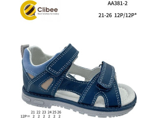 Босоніжки дитячі Clibee AA381-2 blue-khaki 21-26