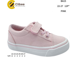 Кеди дитячі Clibee BA15 pink 22-27