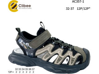 Босоніжки дитячі Clibee AC357-1 green-khaki 32-37