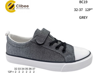 Кеди дитячі Clibee BC19 grey 32-37
