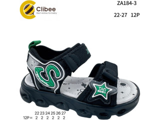 Босоніжки дитячі Clibee ZA184-3 black 22-27