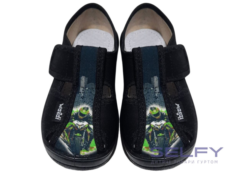 Паша 24-30 чорний, зелений мотоцикліст, Фото 3