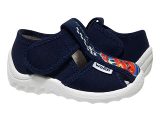 Паша 21-27 синий, красная машина