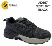 Кросівки Clibee AD667 black 37-41 по-розмірно