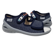 Адам 23-30 синій, сіра підошва, football по-розмірно