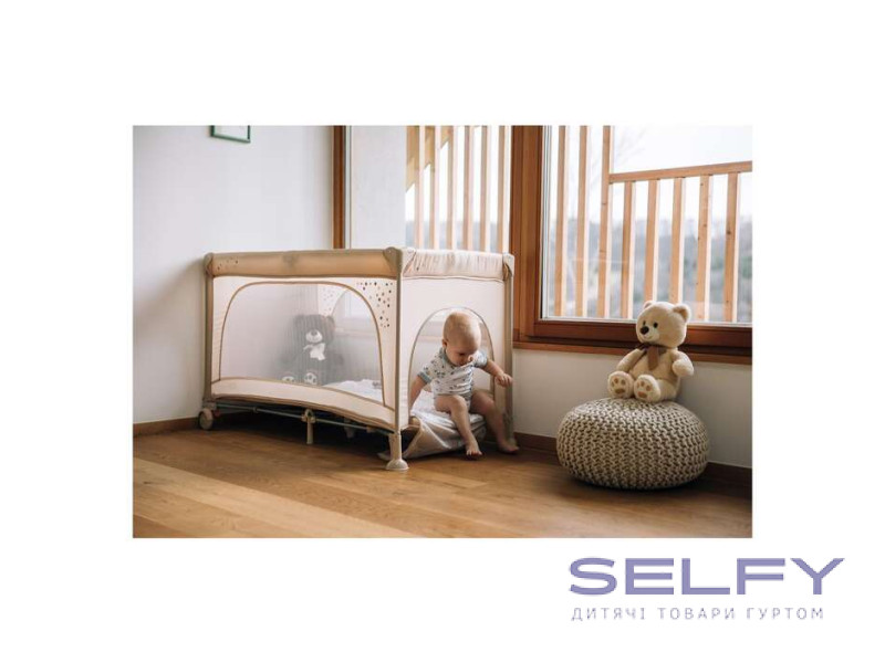 Ліжко-манеж дитяче FreeON Cot Nook, beige, Фото 7