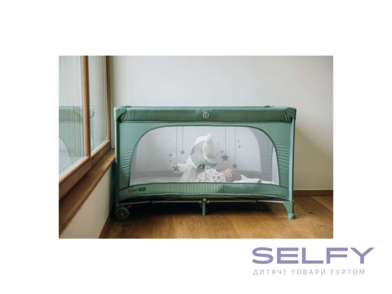 Ліжко-манеж дитяче FreeON Cot Nook, зелений, Фото 10