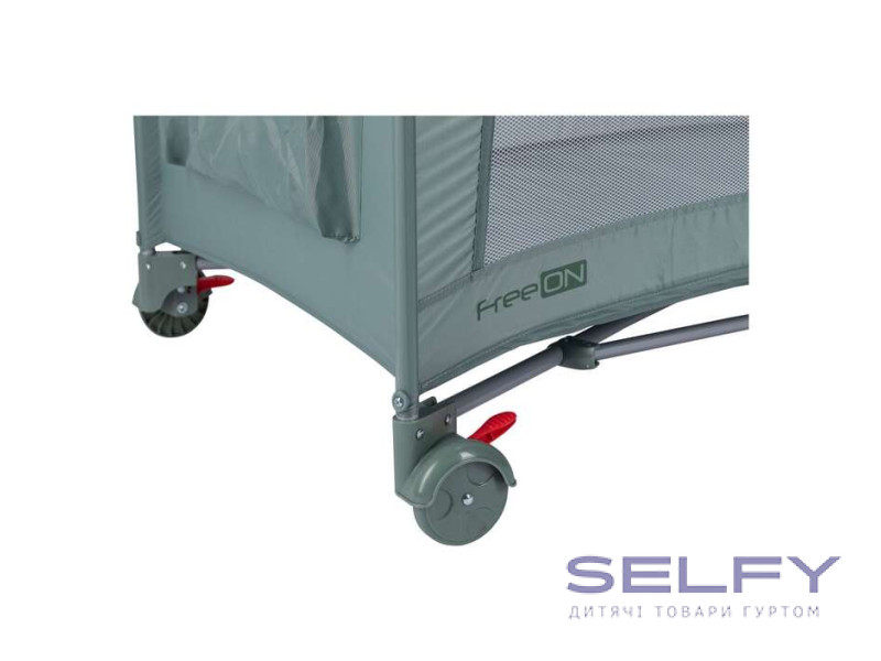 Кровать-манеж детская FreeON Cot Nook, green, Фото 5