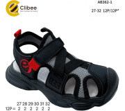 Босоніжки дитячі Clibee AB362-1 black-red 27-32