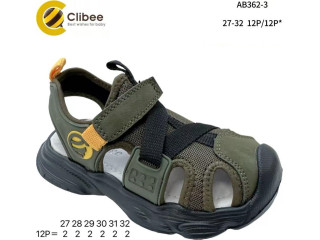 Босоніжки дитячі Clibee AB362-3 green-yellow 27-32